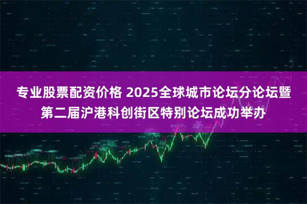 专业股票配资价格 2025全球城市论坛分论坛暨第二届沪港科创街区特别论坛成功举办